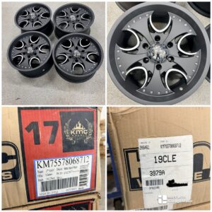 KMC Venom KM755s 17"x8" Wheels - 6×5.5"