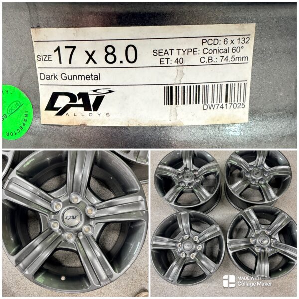 DAI 17" Alloy Wheels for 07-17 Traverse/Acadia/Enclave