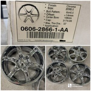 Eagle Alloys 20" Chrome Rims - 6 Bolt on 5.5
