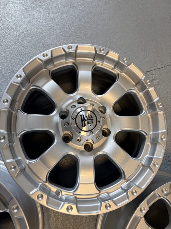 Black Iron Vigilante Alloy Wheels - 139.7x6, 17x8.5