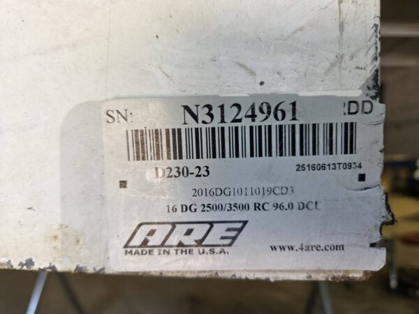Dodge Ram 8' Black ARE Contractor Truck Cap - Image 2